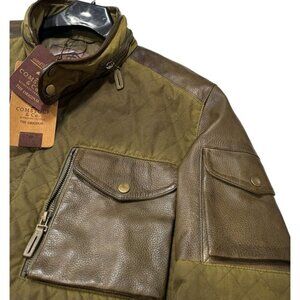 Robert Comstock Army Green Quilt master Jacket Men's Size 46 $1100
